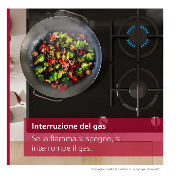 NEFF T26CIH8N0 Piano Cottura A Gas In Acciaio Inox, 60 Cm, FlameSelect