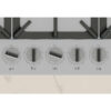 NEFF T27CIQ8N0 Piano Cottura A Gas In Acciaio Inox - 75 Cm