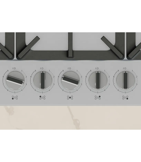 NEFF T27CIQ8N0 Piano Cottura A Gas In Acciaio Inox - 75 Cm