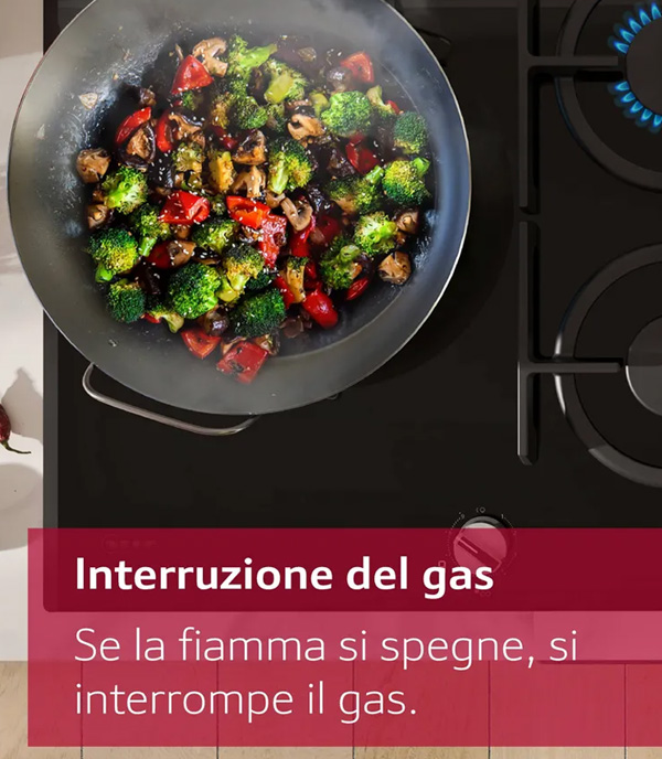 NEFF T27CIQ8N0 Piano Cottura A Gas In Acciaio Inox - 75 Cm