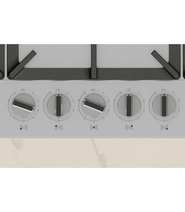 NEFF T29CIR8N0 Piano Cottura A Gas In Acciaio Inox - 90 Cm