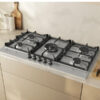 NEFF T29CIR8N0 Piano Cottura A Gas In Acciaio Inox - 90 Cm