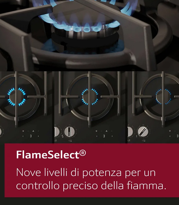 NEFF T29CIR8N0 Piano Cottura A Gas In Acciaio Inox - 90 Cm