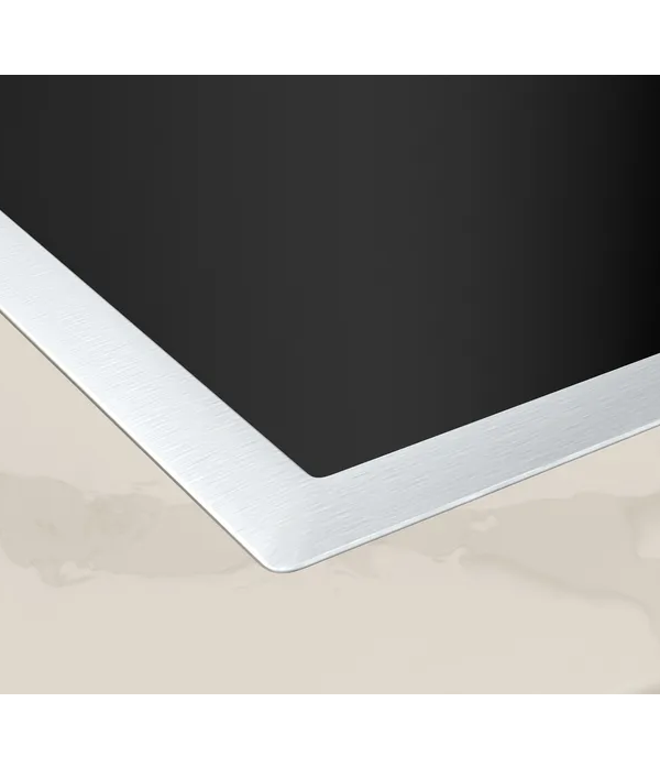 NEFF T68STY4L0 Piano Ad Induzione 80 Cm - In Vetroceramica, Cornice In Acciaio, Home Connect, 2 Zone Flex E Twistpad®