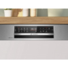 BOSCH SMI6ECS00E Lavastoviglie da incasso con frontalino, 60 cm, Acciaio
