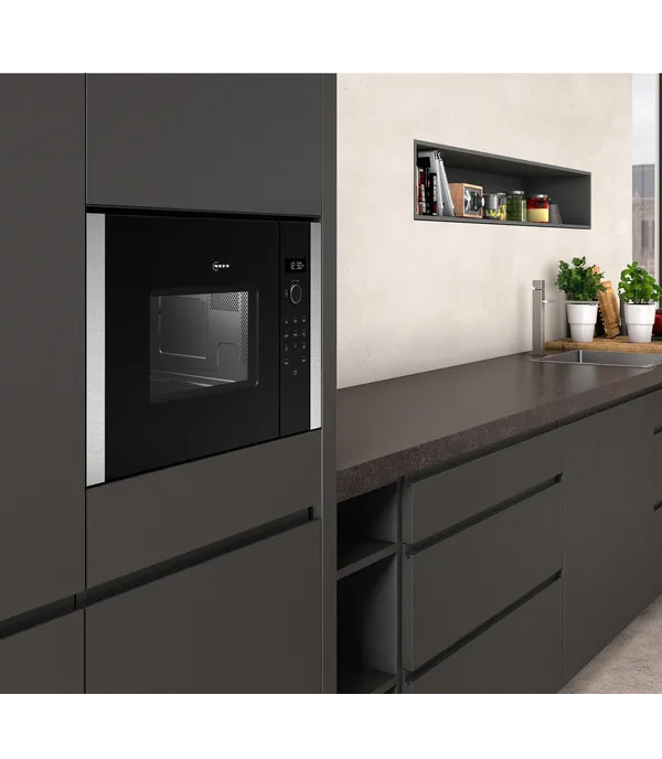 NEFF HLAWD23N0 Microonde H 38 Cm, Cerniera A Sinistra, Installazione In Colonna O Nel Pensile