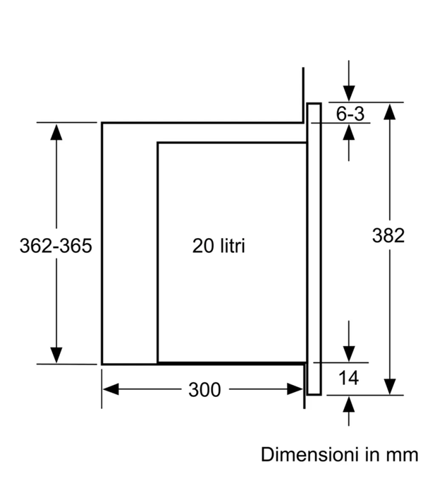 Bosch BEL524MS0 Microonde da incasso Acciaio