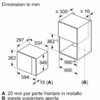Bosch BEL524MS0 Microonde da incasso Acciaio