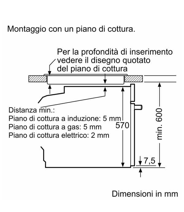Bosch HRA578BS6 Forno da Incasso