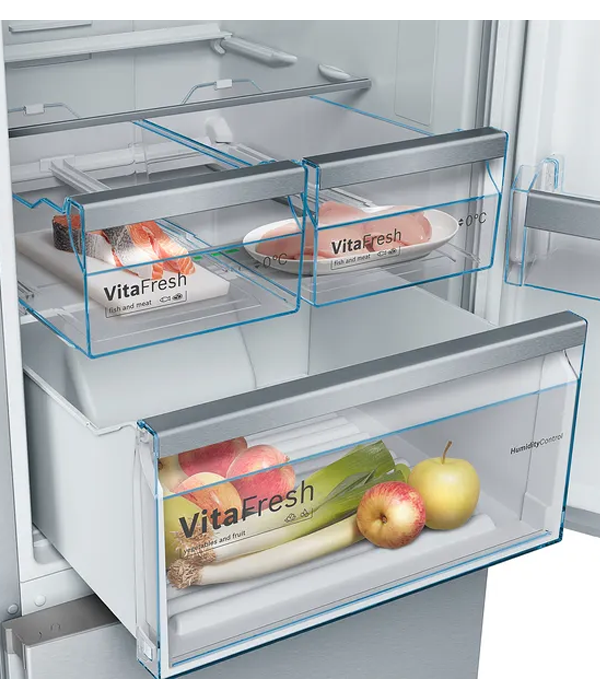 BOSCH KGN36IJEB Frigorifero Combinato da Libero Posizionamento