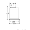 BOSCH DUL62FA51 Cappa Aspirante a scomparsa