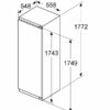 NEFF KI1813DD0 Frigorifero monoporta, cerniere piatte Classe D, h.177,2cm, SoftClose