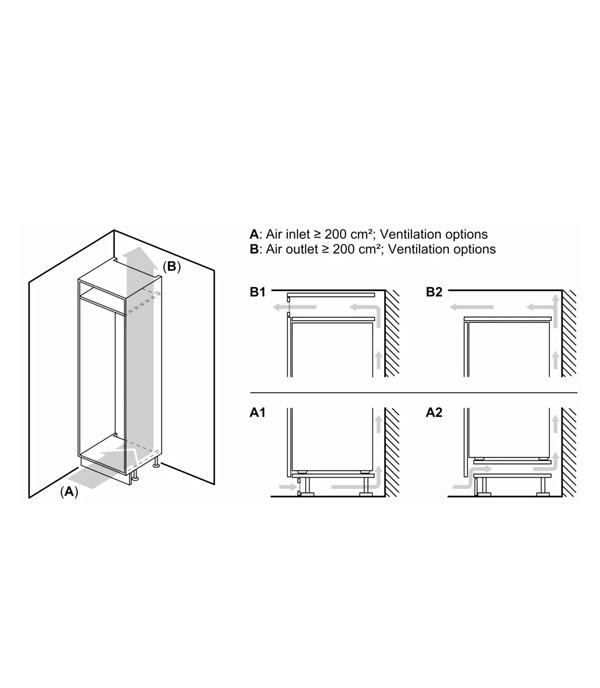 NEFF KI7962FD0 Frigorifero Combinato da incasso, 193.5 x 55.8 cm, cerniera piatta