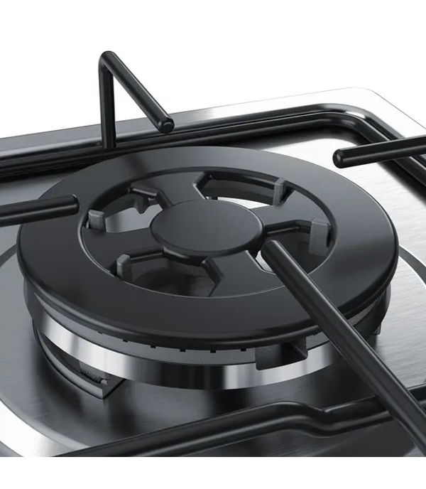 BOSCH PGH6B5B80 Piano cottura a gas, 60 cm, acciaio inox