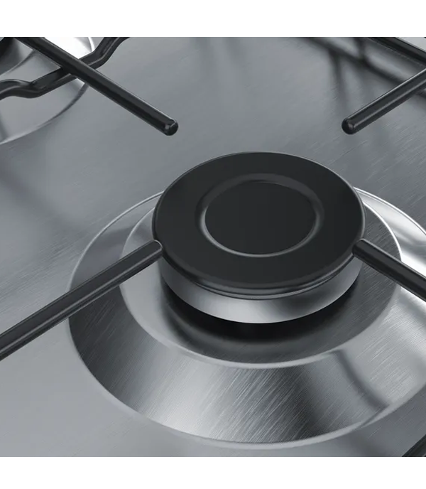 BOSCH PGH6B5B80 Piano cottura a gas, 60 cm, acciaio inox