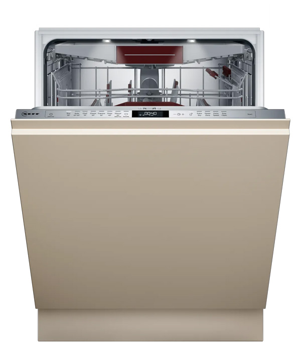 NEFF S177ECX14E Lavastoviglie Sliding, OpenDry, Cestelli Flex Touch control, Home Connect