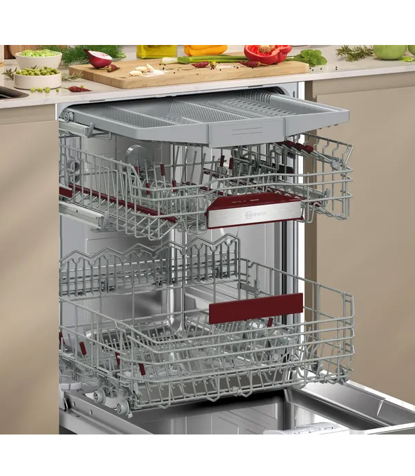 NEFF S177ECX14E Lavastoviglie Sliding, OpenDry, Cestelli Flex Touch control, Home Connect