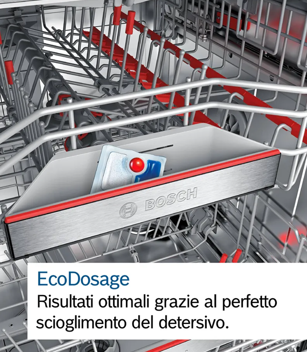 BOSCH SMH8ZCX01E Lavastoviglie da incasso a scomparsa totale, 60 cm, Cerniere Sliding