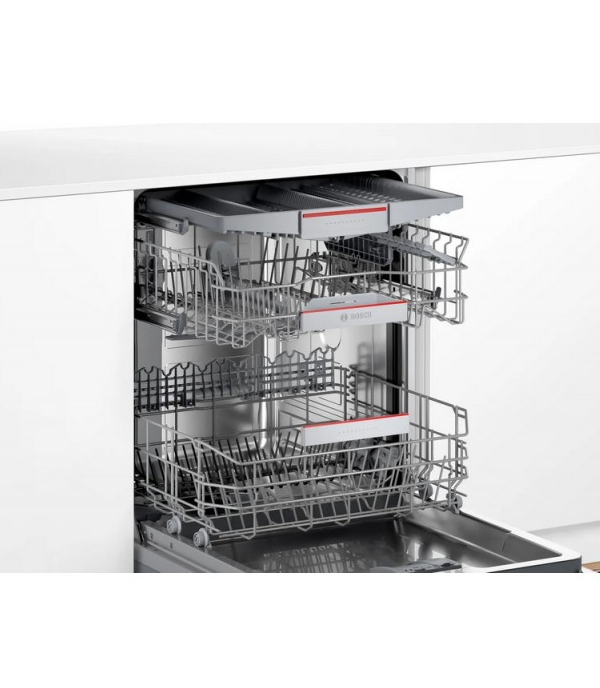 BOSCH SMT4ECX21E  Lavastoviglie da incasso a scomparsa totale, 60 cm, Cerniere Sliding