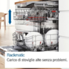 BOSCH SMT4ECX21E  Lavastoviglie da incasso a scomparsa totale, 60 cm, Cerniere Sliding