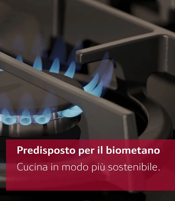 NEFF T27PIQ4S0 Piano cottura a Gas 75 cm Vetro temprato, Nero