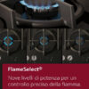 NEFF T29RHS4S0 Piano cottura a gas, 90 cm, Vetro temprato, Nero