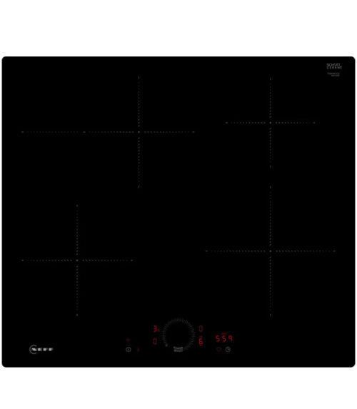 NEFF T56PHF1C0 Piano Cottura a Induzione 60 cm, Nero