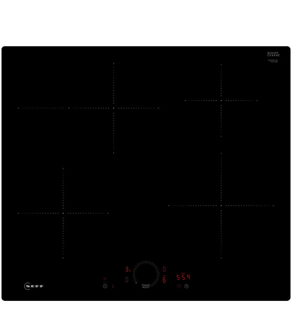 NEFF T56PHF1C0 Piano Cottura a Induzione 60 cm, Nero