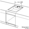 NEFF T58PHW1L0 Piano a induzione con cappa integrata, 70 cm
