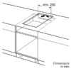 NEFF T63TDX1L0 Piano domino 30 cm, Flex Induction, Cornice in Acciaio Inox