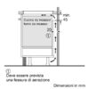 NEFF T63TDX1L0 Piano domino 30 cm, Flex Induction, Cornice in Acciaio Inox