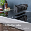 NEFF V57PHQ4C0 Piano a induzione con cappa integrata, 70 cm