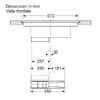NEFF V57PHQ4C0 Piano a induzione con cappa integrata, 70 cm