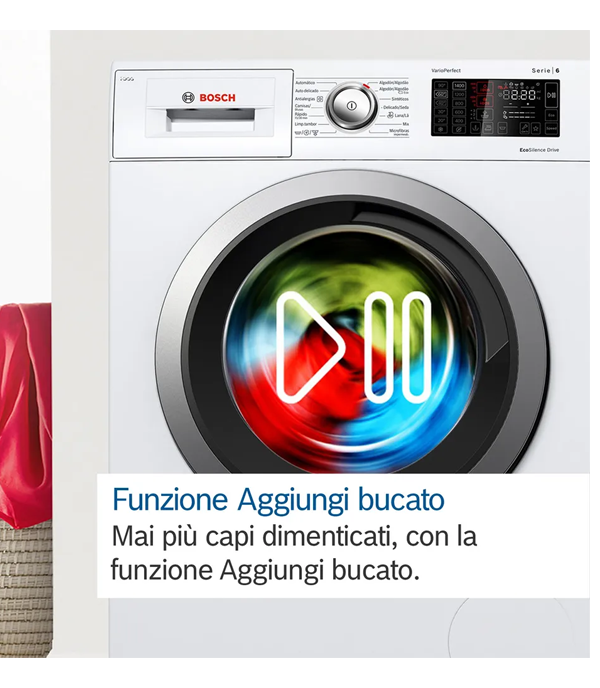 Bosch WGG254ZEII Lavatrice a Carico Frontale 10 kg, 1400 rpm