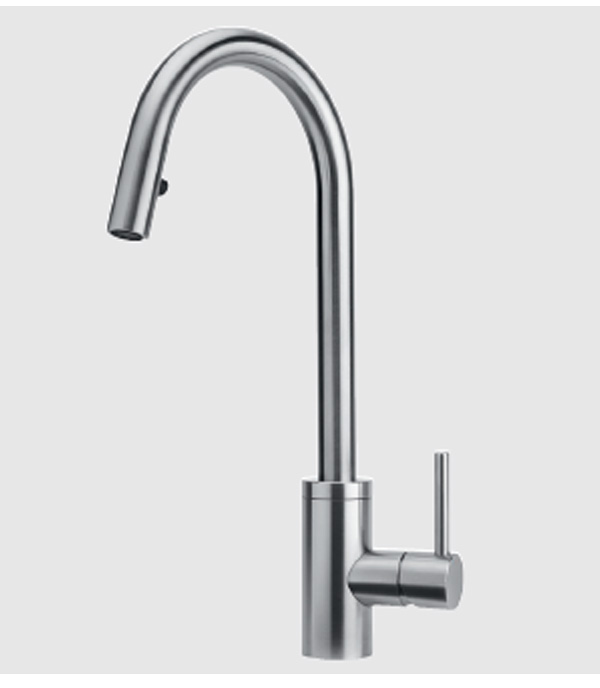 115.0391.755 KWC MISCELATORE INOX-P J-Spout Doccia